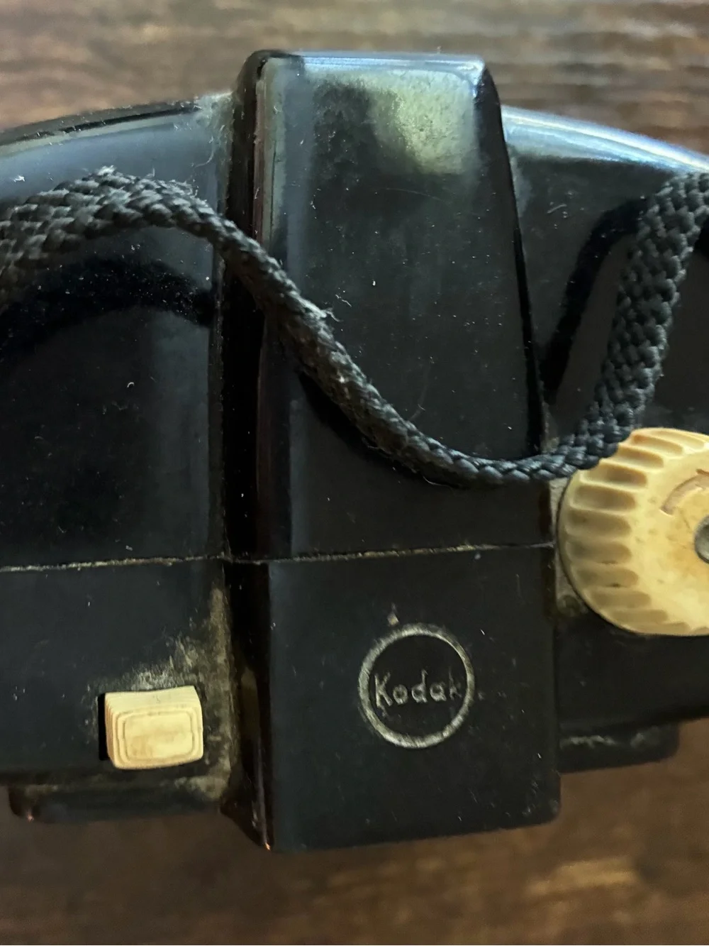 Kodak Vintage Brownie Bullet Camera in Black and Cream Accents